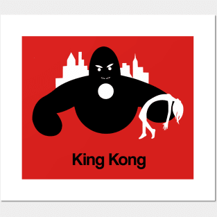 King Kong Movie Minimal Fan Art 1933 Posters and Art